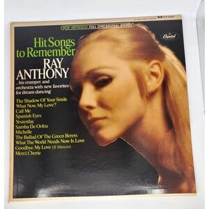 RAY ANTHONY – HIT SONGS TO REMEMBER - VINYL‎ LP BLACK - VG+ - A5
